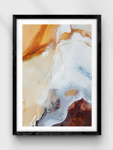 Abstract Earthy Poster