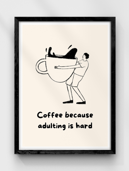 Coffee Adult Poster