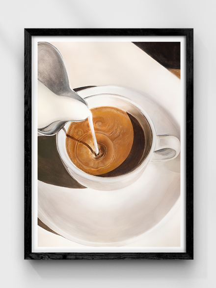 Coffee Paint Poster