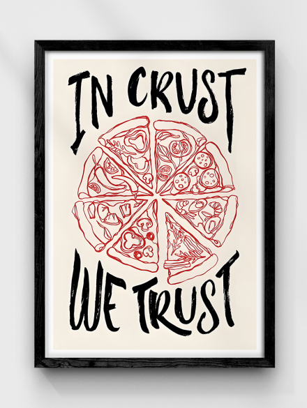 Crust Pizza Poster