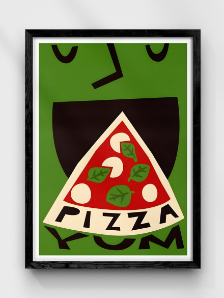 Pizza Yum Poster